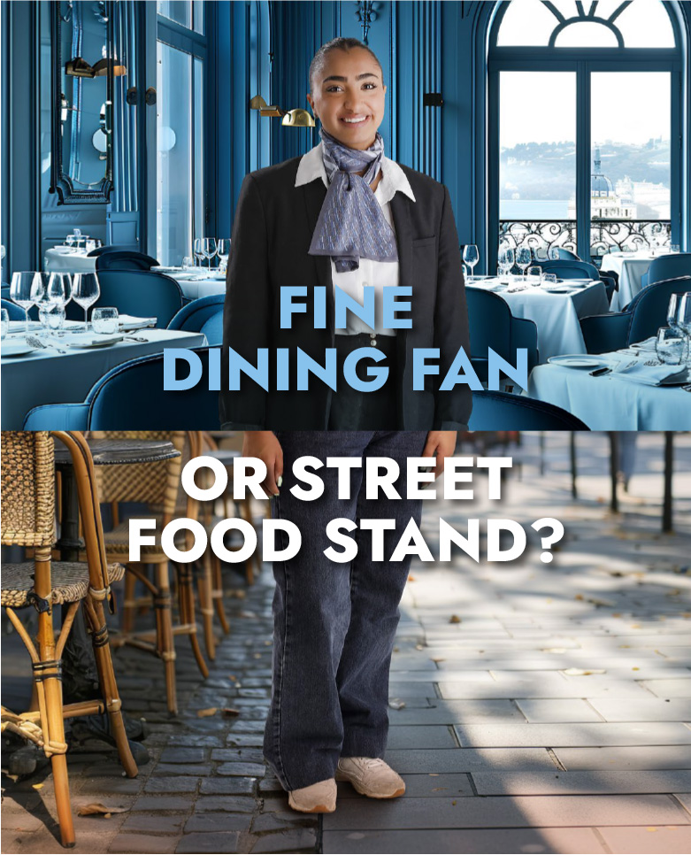 Fine dining fan...